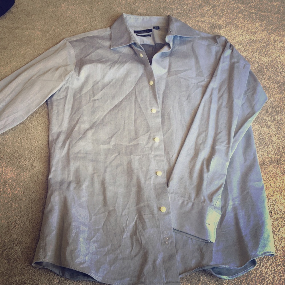 Marc Anthony Gray Slim Fit Men’s Dress Shirt